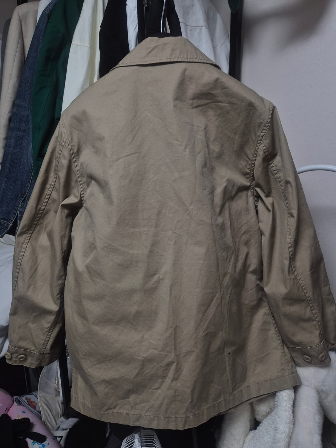 무신사 스탠다드 베이지 퍼티그 자켓 M95 상품이미지2