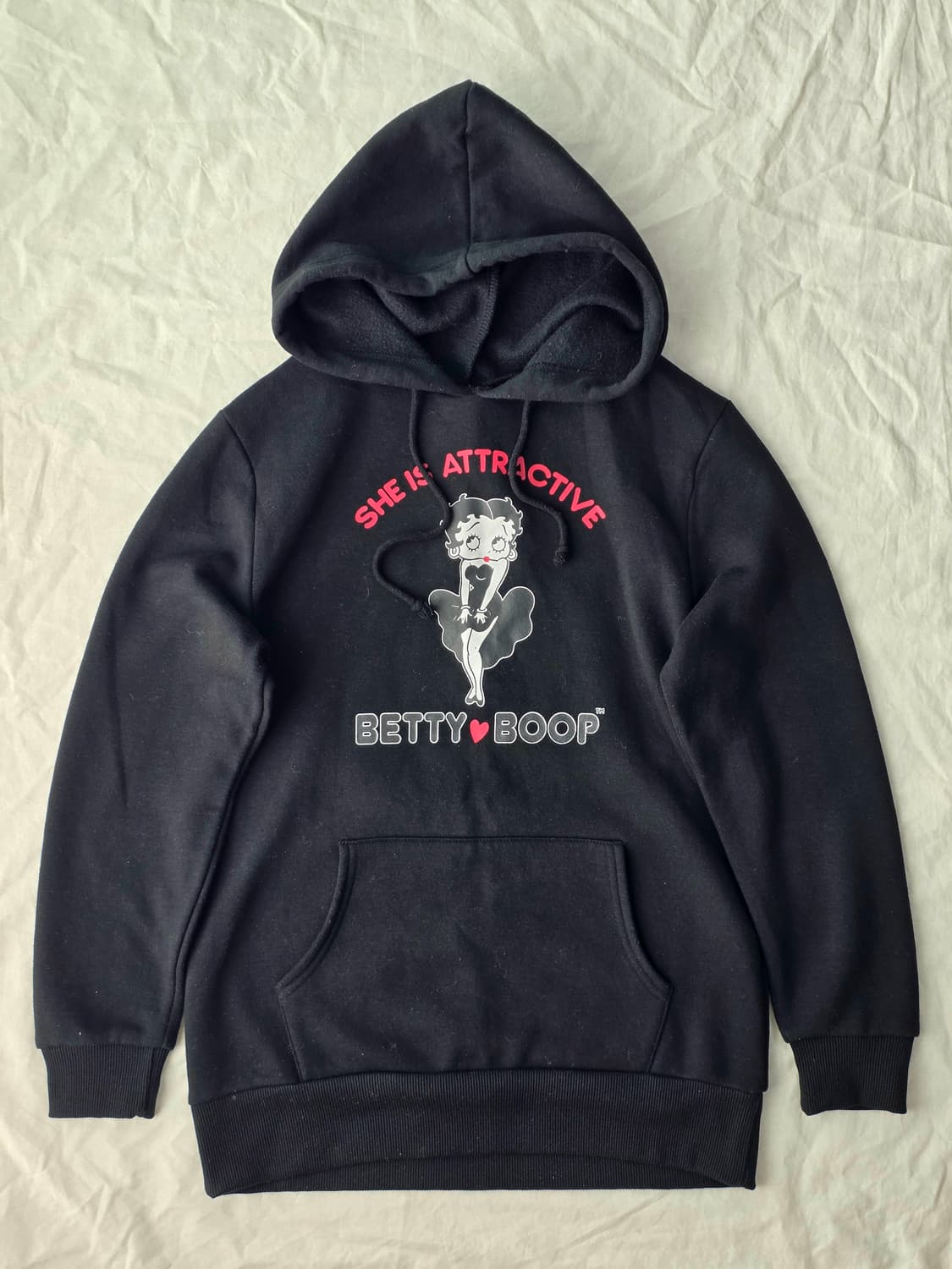 BETTY BOOP 베티붑 기모 후드 상품이미지1