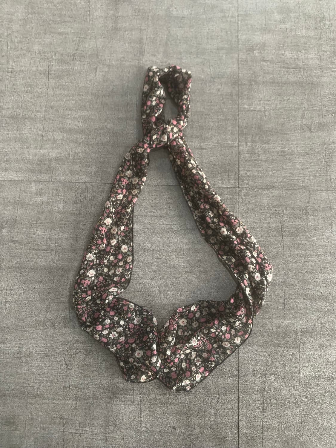 일본빈티지 달천깔페어리 아오이유우 플라워 썸머스카프 상품이미지1