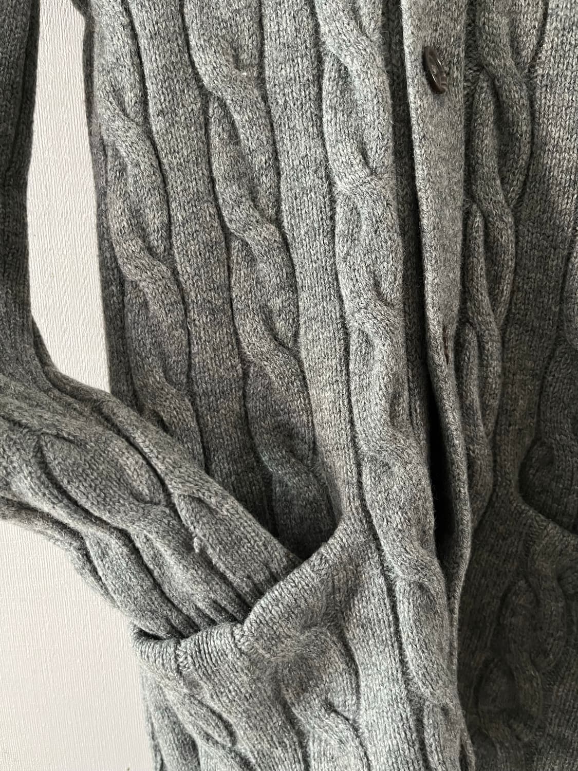 폴로 랄프로렌 숄카라 케이블 니트 가디건 상품이미지4