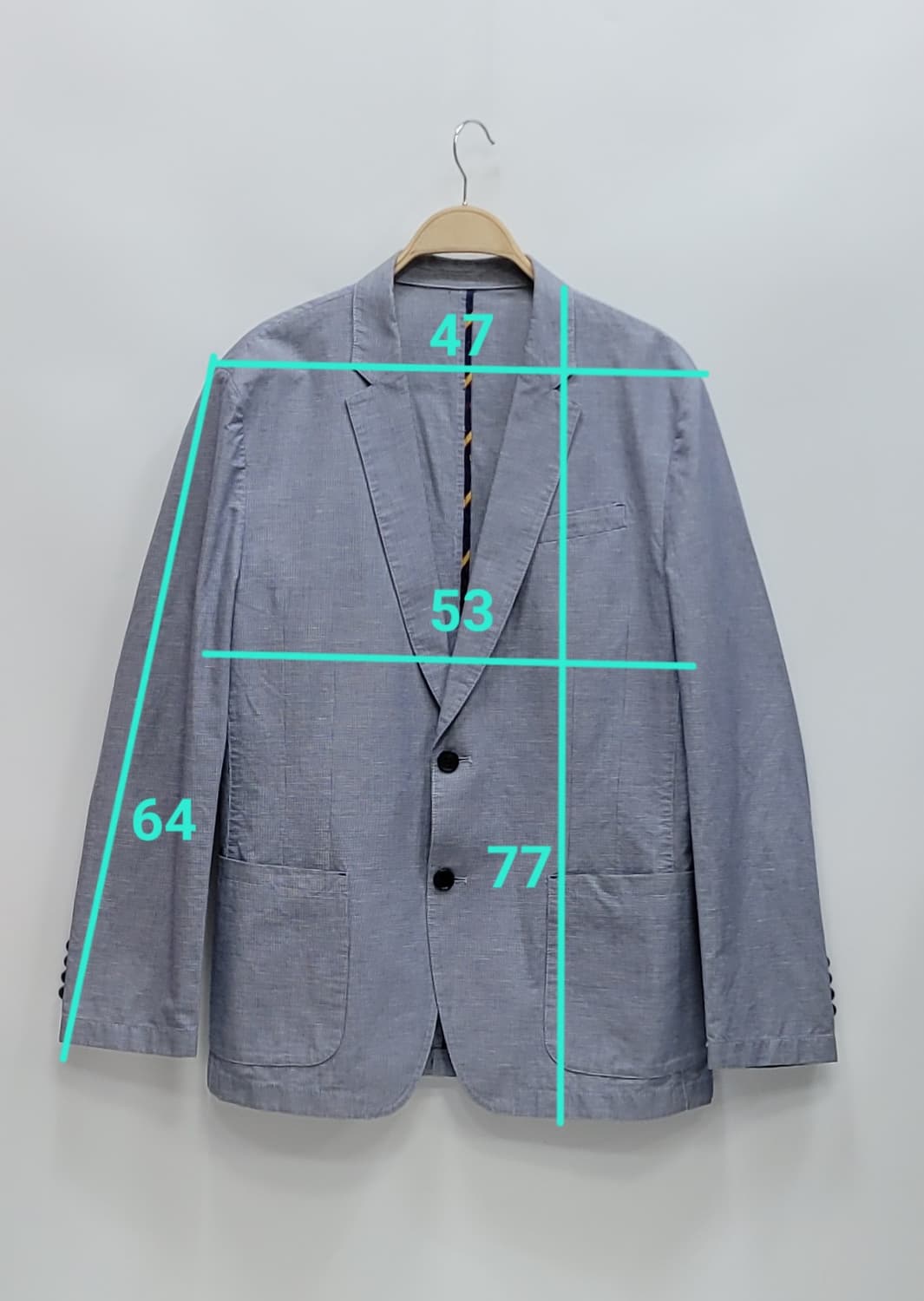 Series 시리즈 잔체크 블레이저 자켓 / 남 110 (추천 105)
 상품이미지10