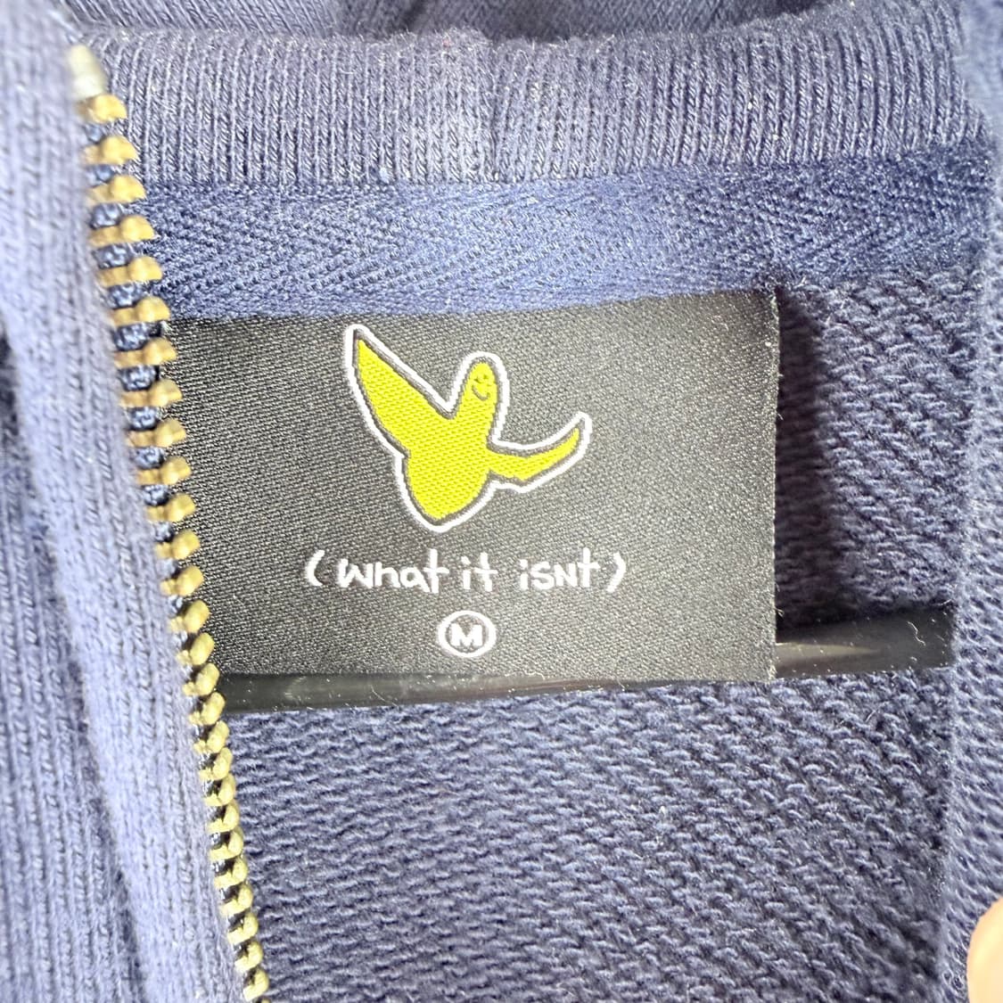 (M) 와릿이즌 릴리와펜 후드집업 네이비 상품이미지3