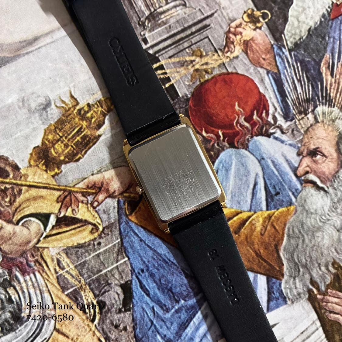 Seiko Tank Roman Quartz Watch 상품이미지6