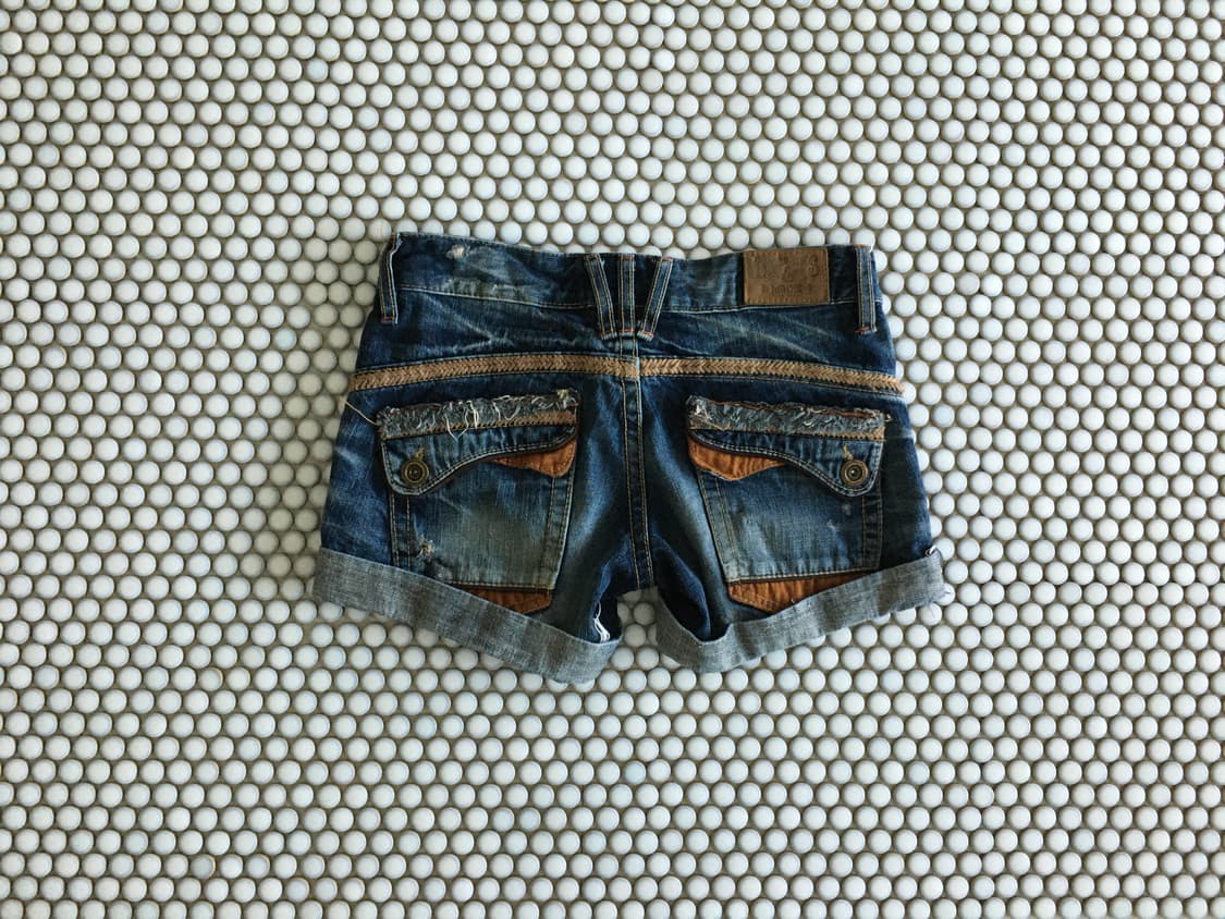 vintage denim shorts 상품이미지2