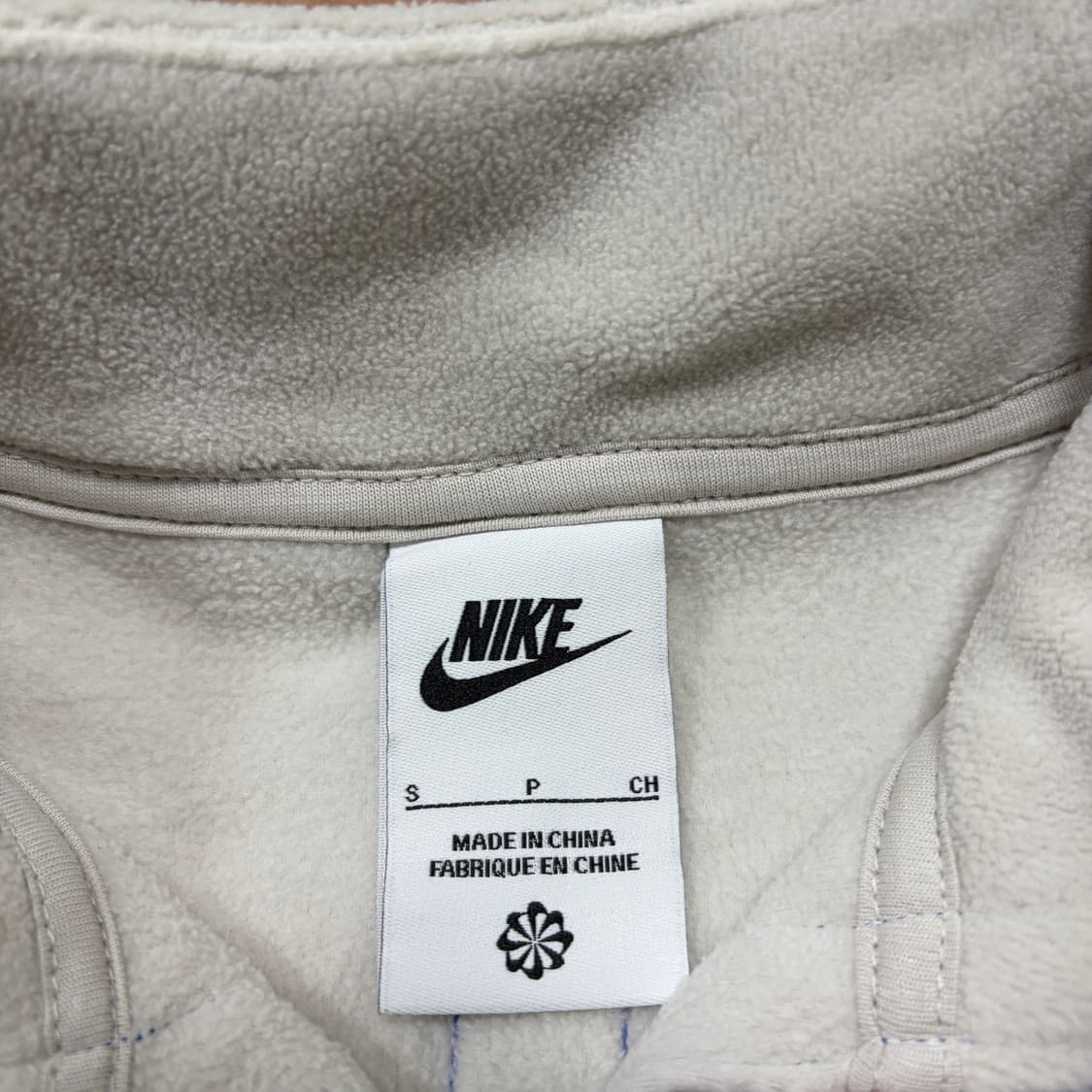  (W)나이키 반집업 크롭 플리스 맨투맨 상품이미지3