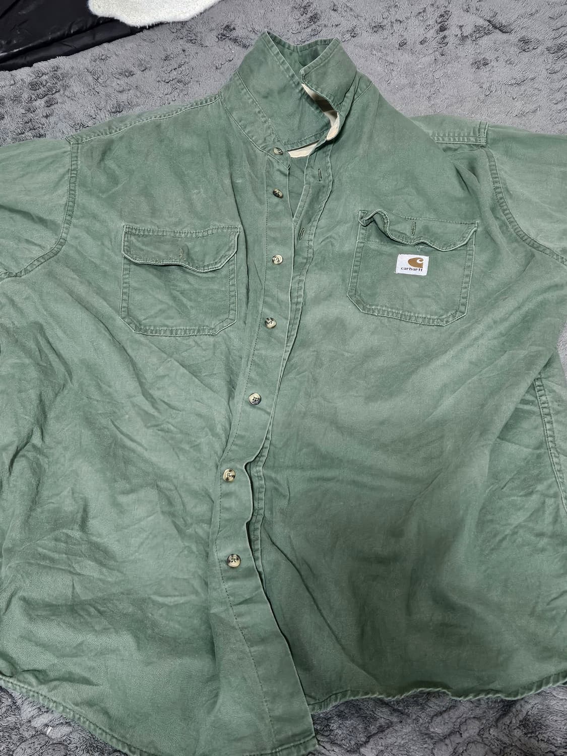 칼하트 카키 셔츠 상품이미지2