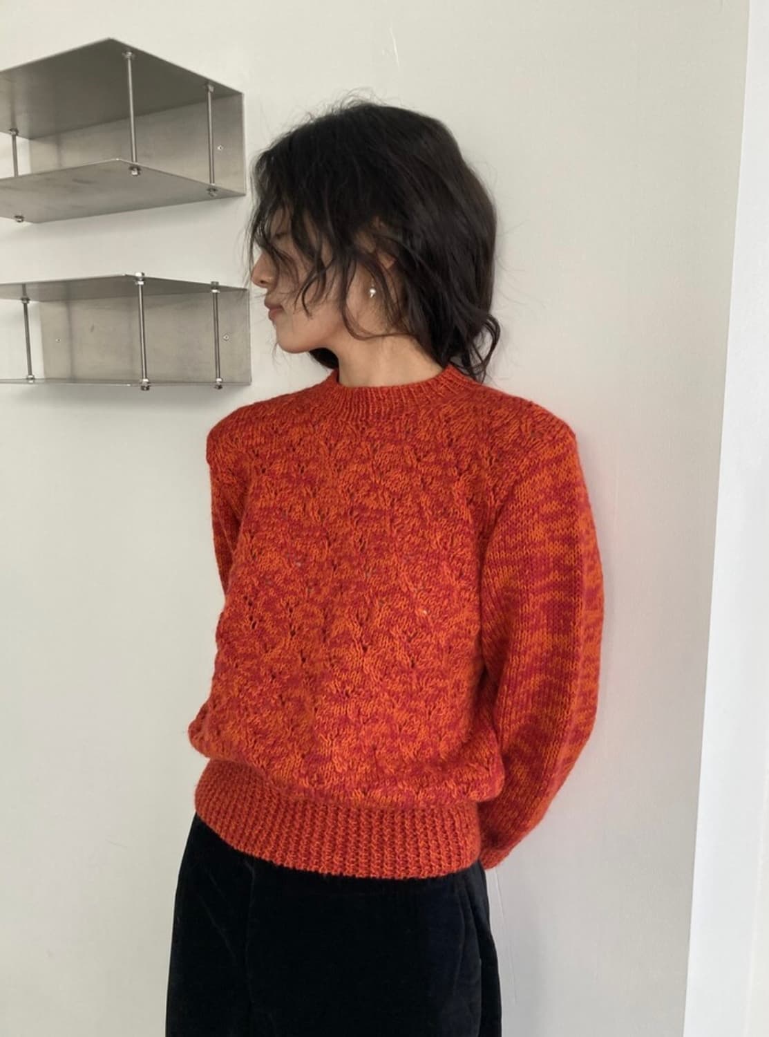 빈티지 크롭니트 에토스 얼바닉30 문달 상품이미지1