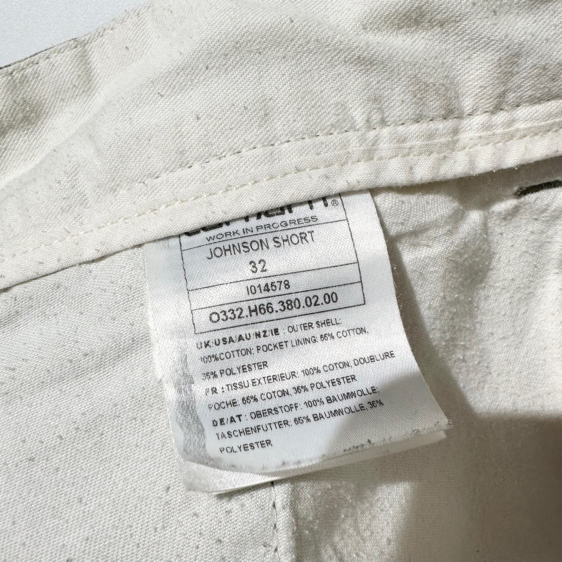 칼하트 WIP 존슨 카모 쇼츠 하프팬츠 반바지 상품이미지5