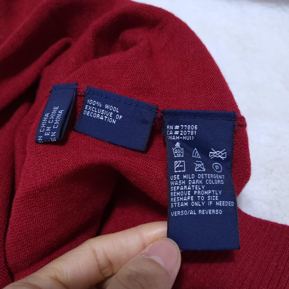 타미힐피거 남성 니트긴팔 XL 0307 상품이미지7