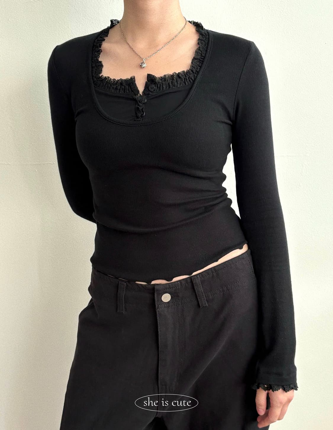 쉬이즈큐트 안젤라티 블랙 상품이미지1