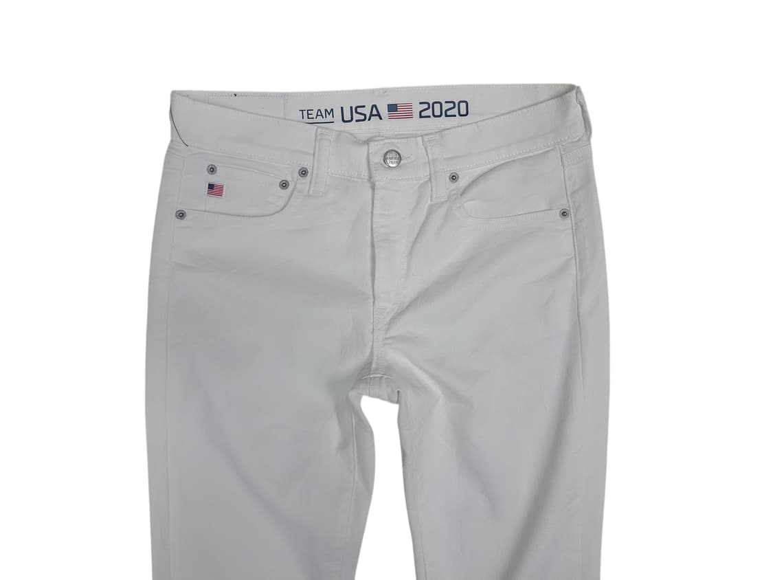 폴로 랄프로렌 x TEAM USA 2020 올림픽 White jeans 상품이미지3