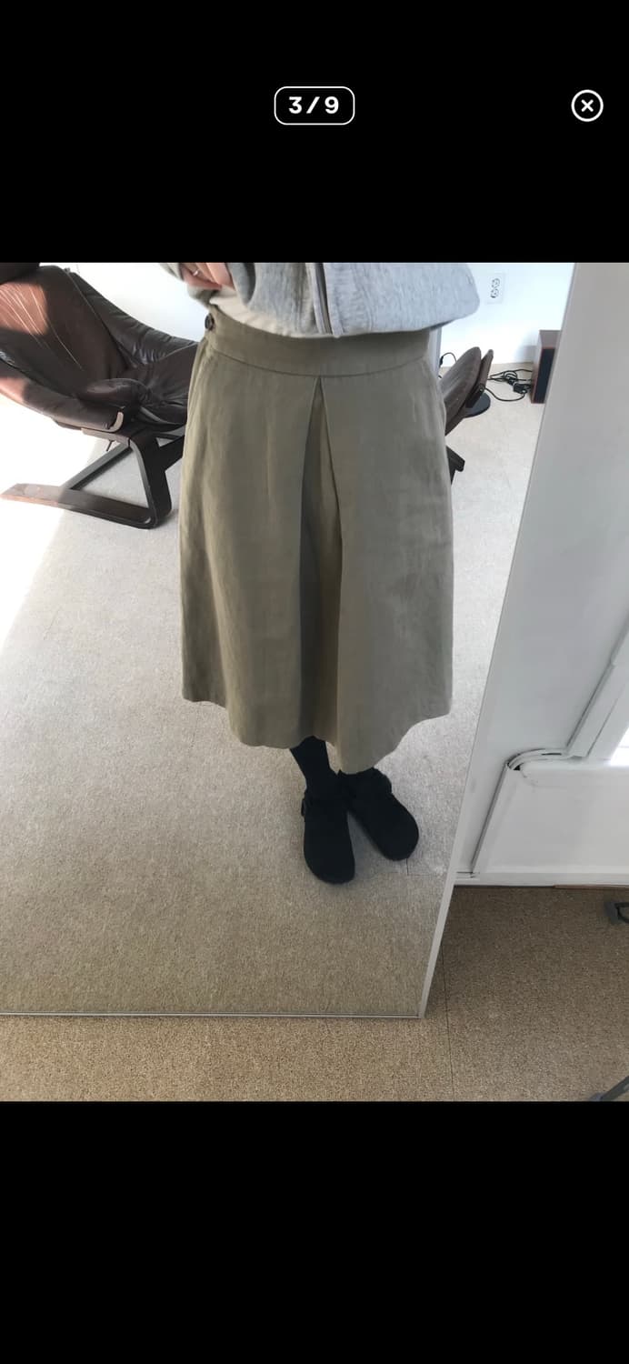 Margaret Howell brown simple skirt 상품이미지4