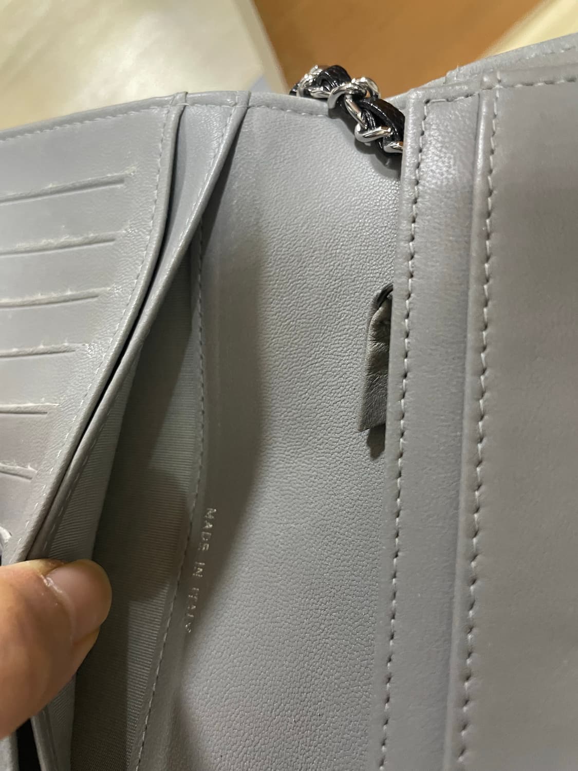 샤넬 보이 플랩지갑 상품이미지6