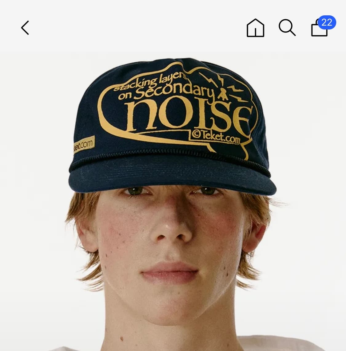 테켓 Overthinking Cap Navy 상품이미지1