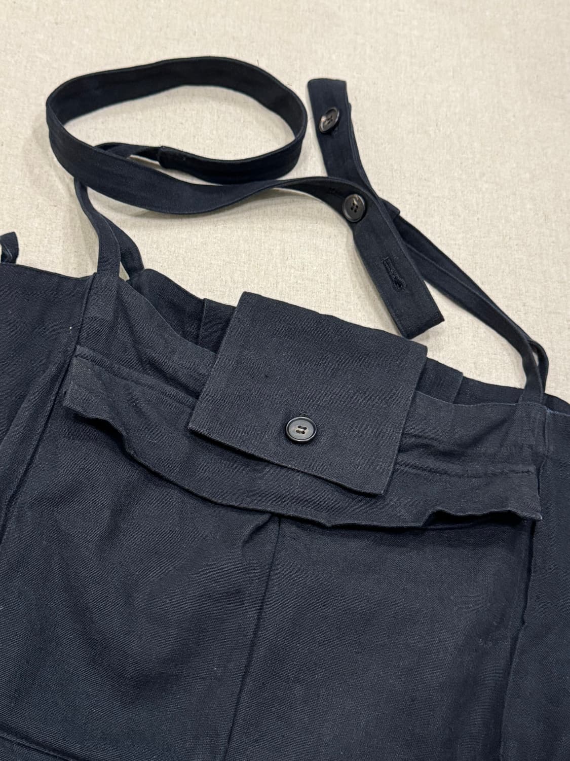 얀얀 반 에쉐 오프로젝트 린넨 멀티 포켓 숄더백 상품이미지3