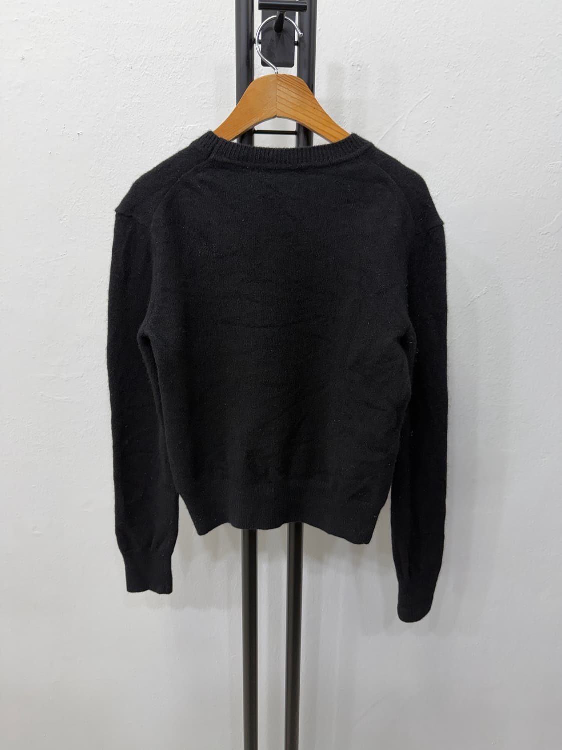 정품) 메종키츠네 여성 폭스 블랙 니트 S 상품이미지5