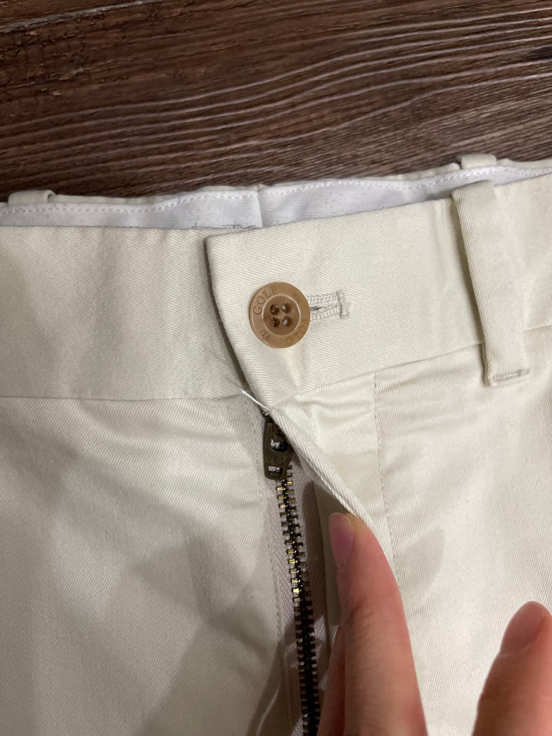 폴로 랄프로렌 치노 팬츠 크림 아이보리 36 상품이미지4