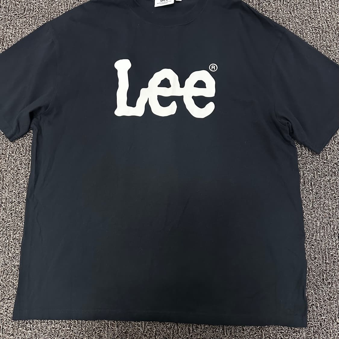Lee 리 로고 반팔티셔츠 블랙 2XL 상품이미지4