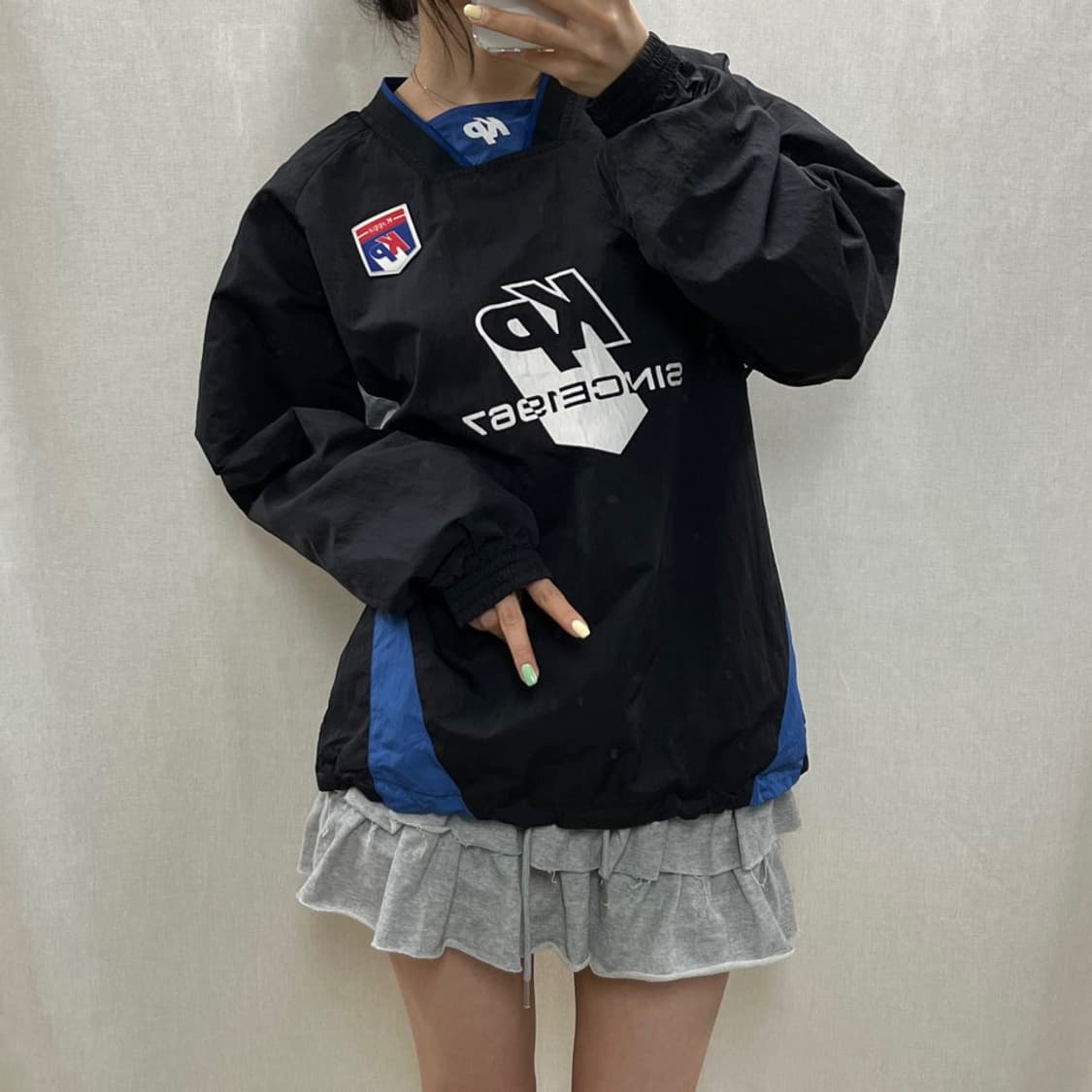 카파 긴팔 우븐 져지/웜업/#3583 상품이미지2