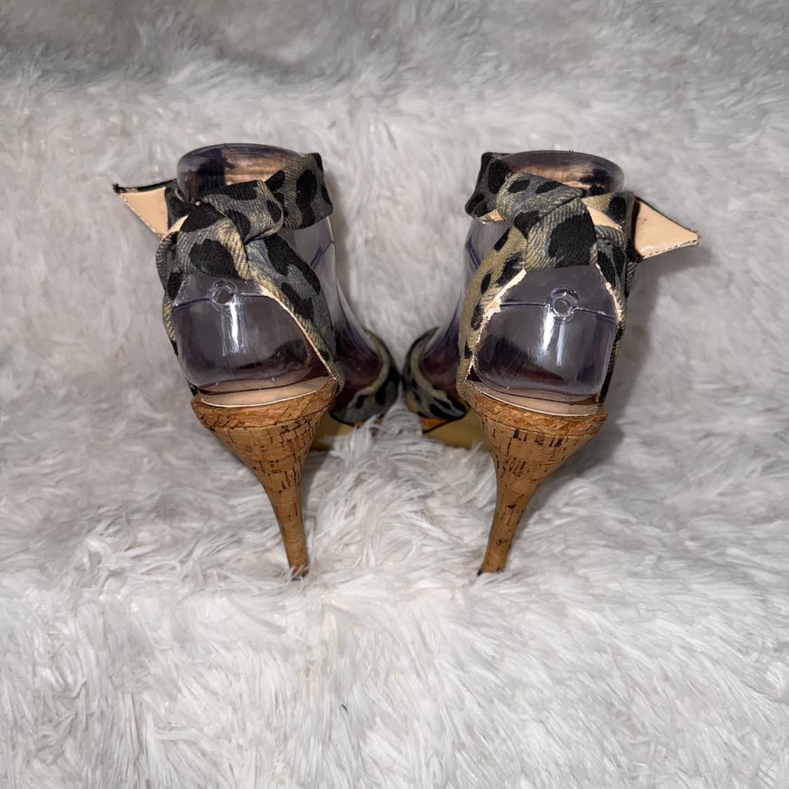 235 Guess 게스 레오파드 패턴 샌들힐 상품이미지5