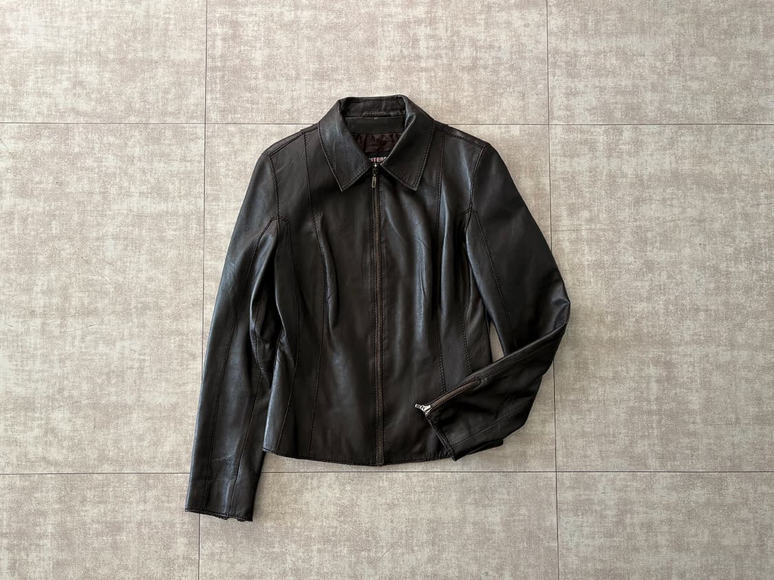silm leather jacket 상품이미지1