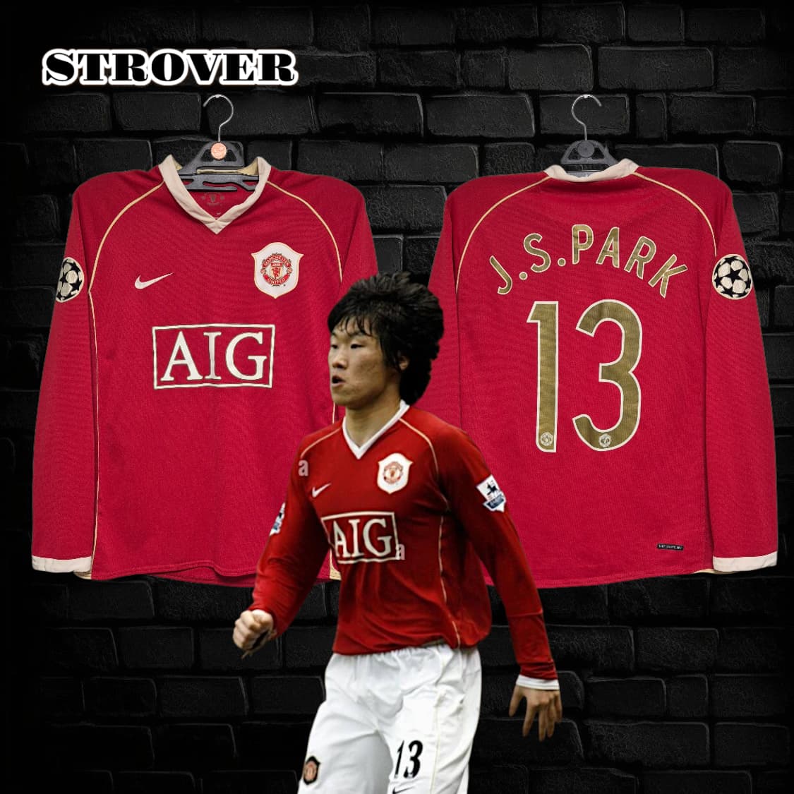 06/07 맨유 박지성 M (긴팔) 상품이미지1