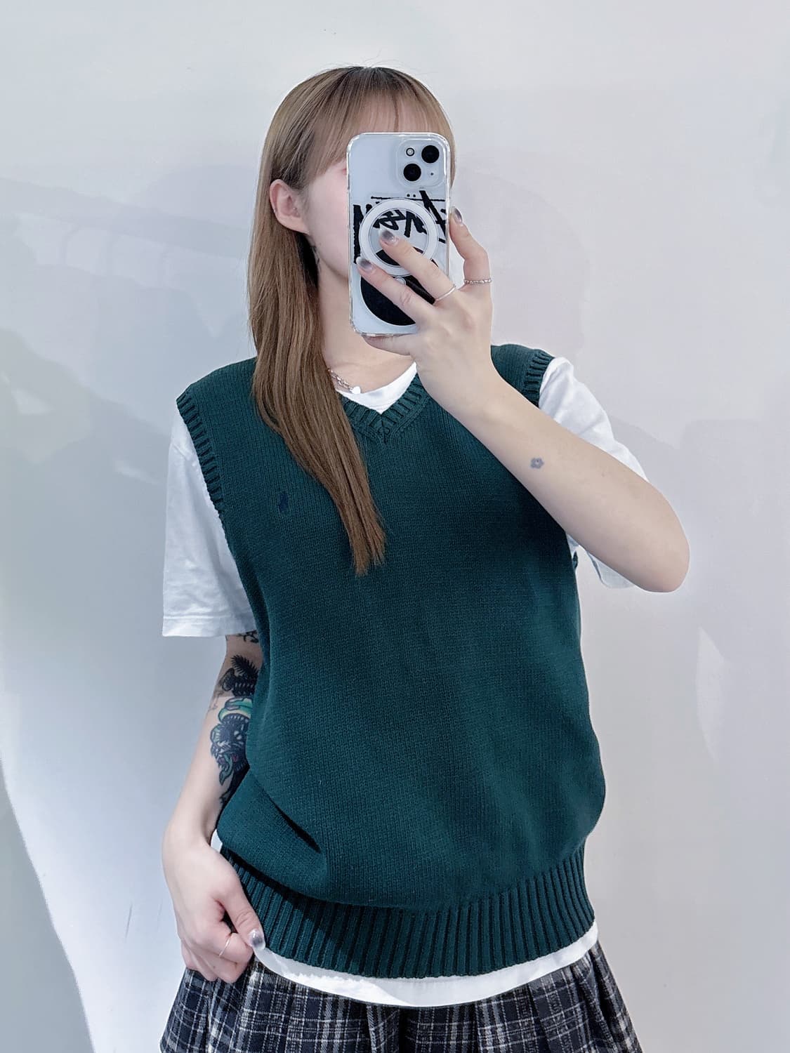 폴로랄프로렌 딥그린 코튼 니트조끼 상품이미지2