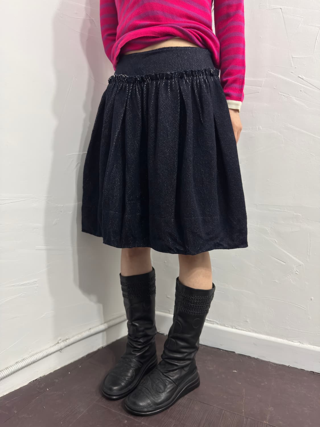 totalite wool mini skirt 상품이미지5
