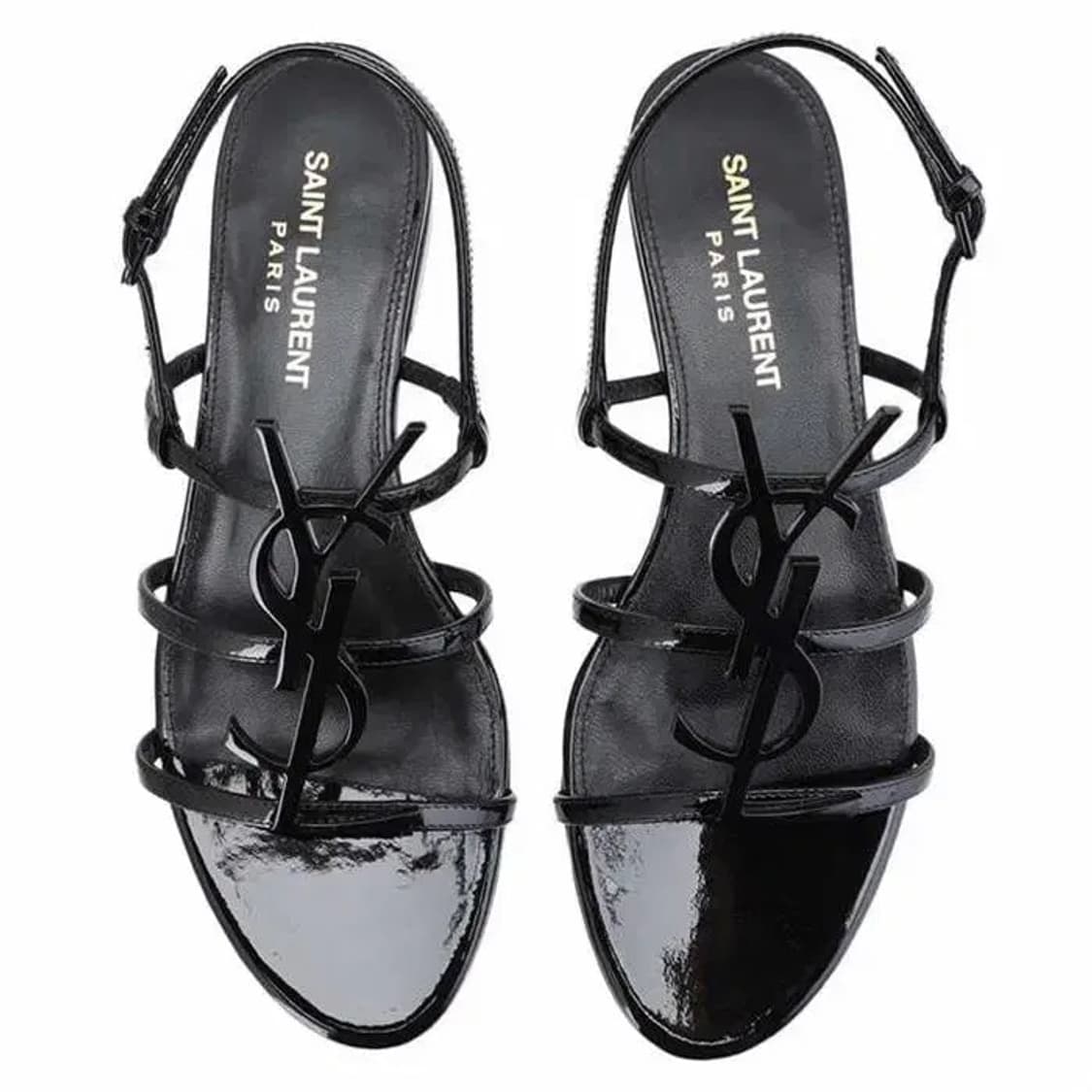 생로랑 입생로랑 카산드라 플랫샌들 블랙 37 상품이미지1