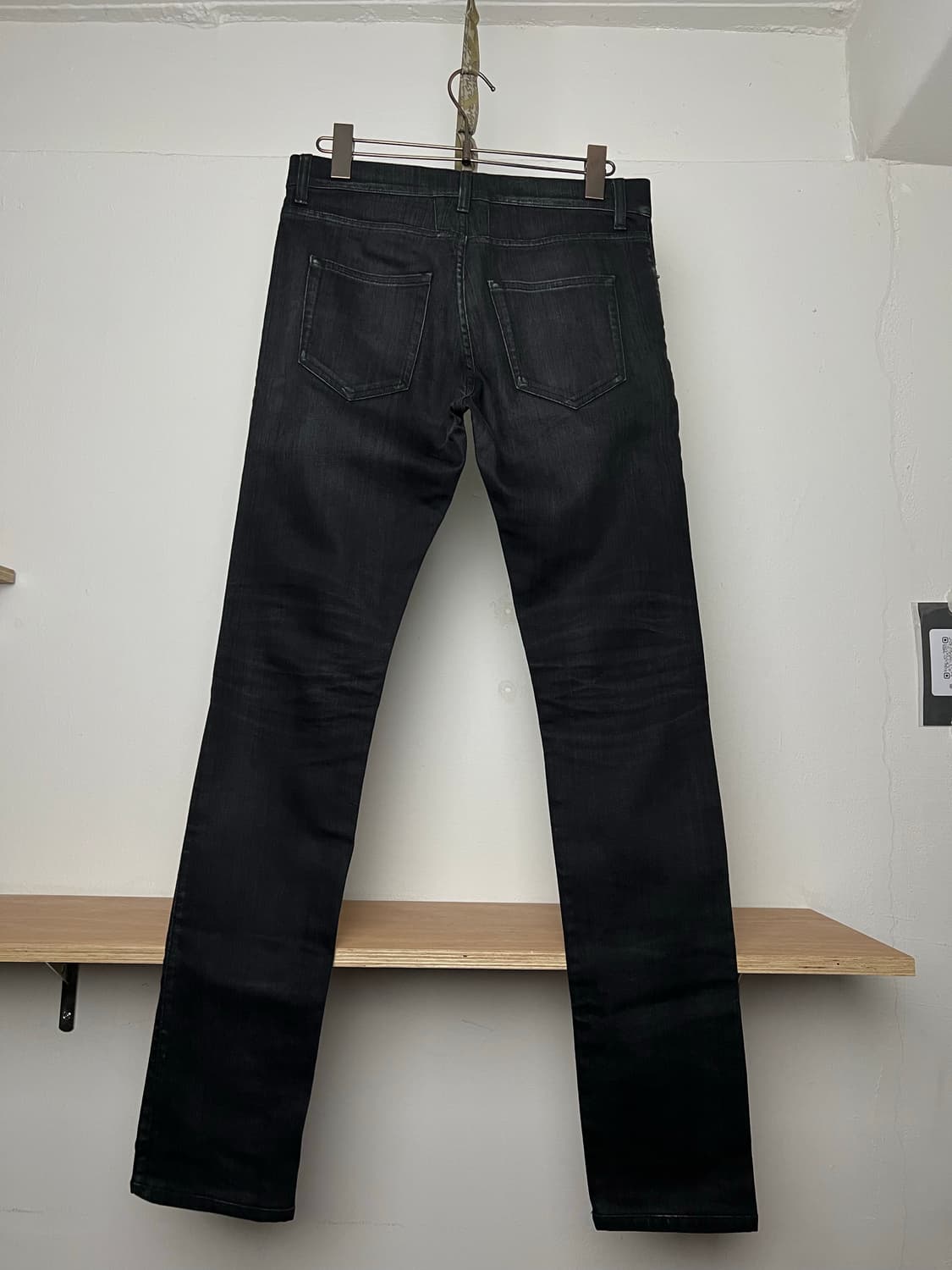 생로랑 에디 17SS 흑청 스키니 블랙진  상품이미지2