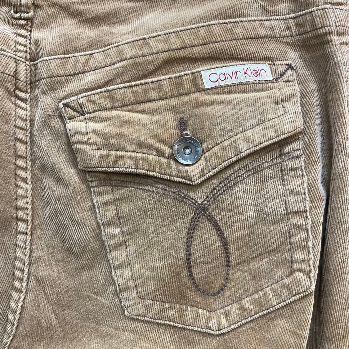 캘빈클라인 베이지 코듀로이 팬츠 33 상품이미지5