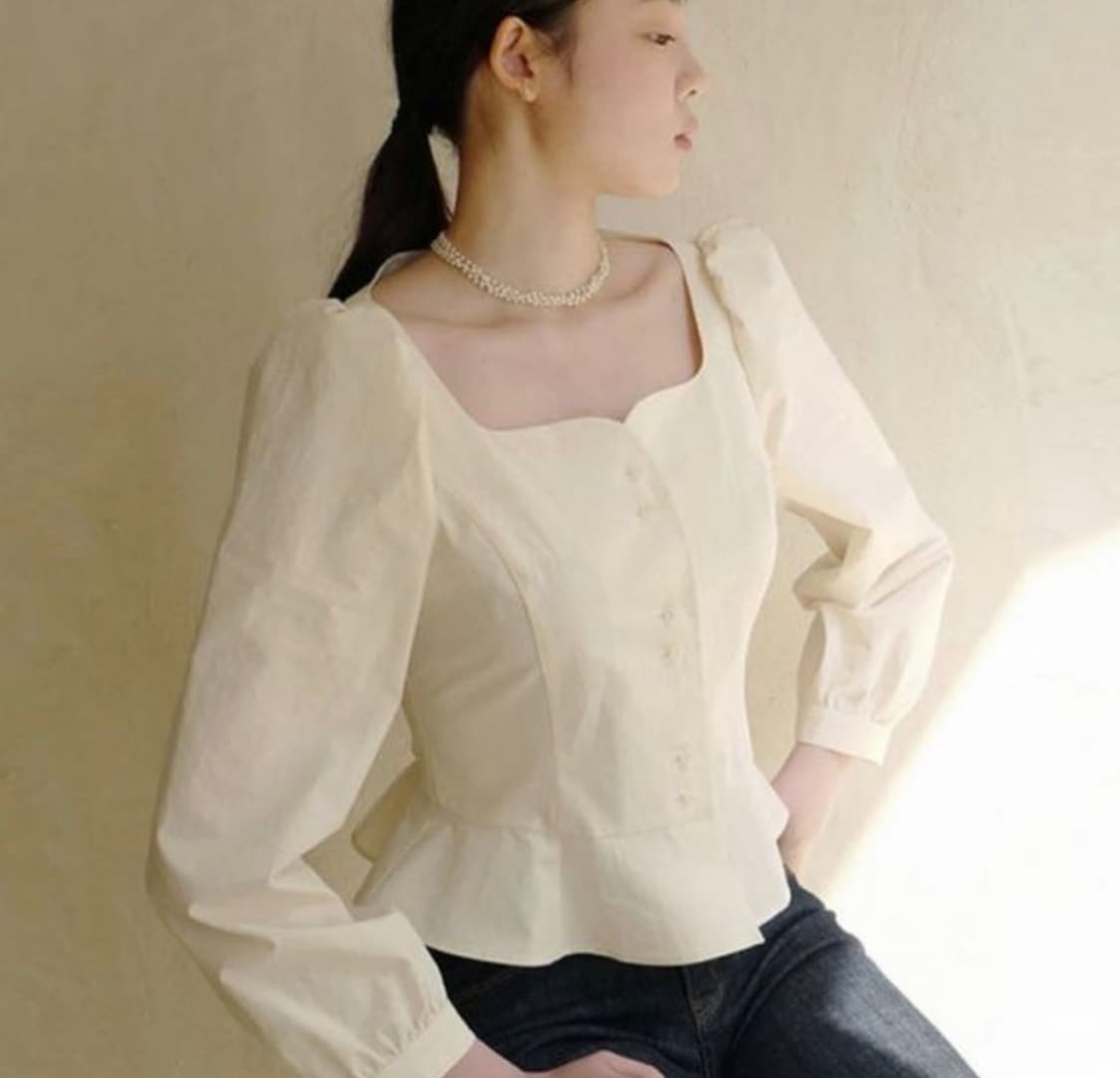 플로움 로지 블라우스 상품이미지1