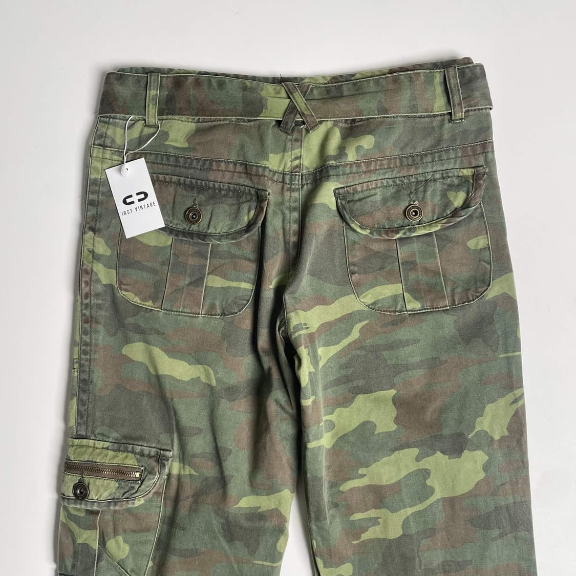 Hucom 카모 패턴 부츠컷 팬츠 상품이미지6