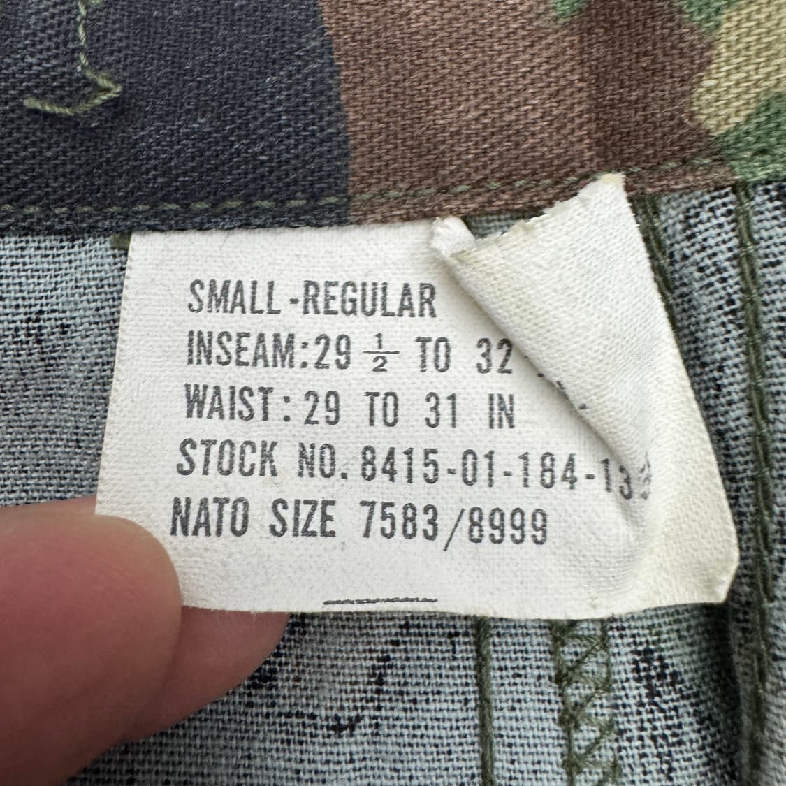 우드랜드 카모 밀리터리 카고팬츠 상품이미지9