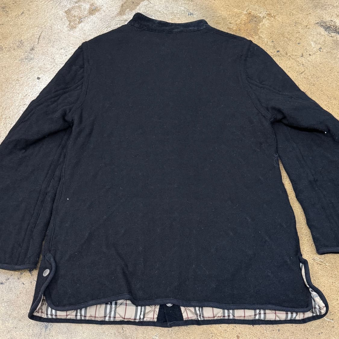 [정품/2] 버버리 블랙 버튼 자켓 b18 상품이미지4