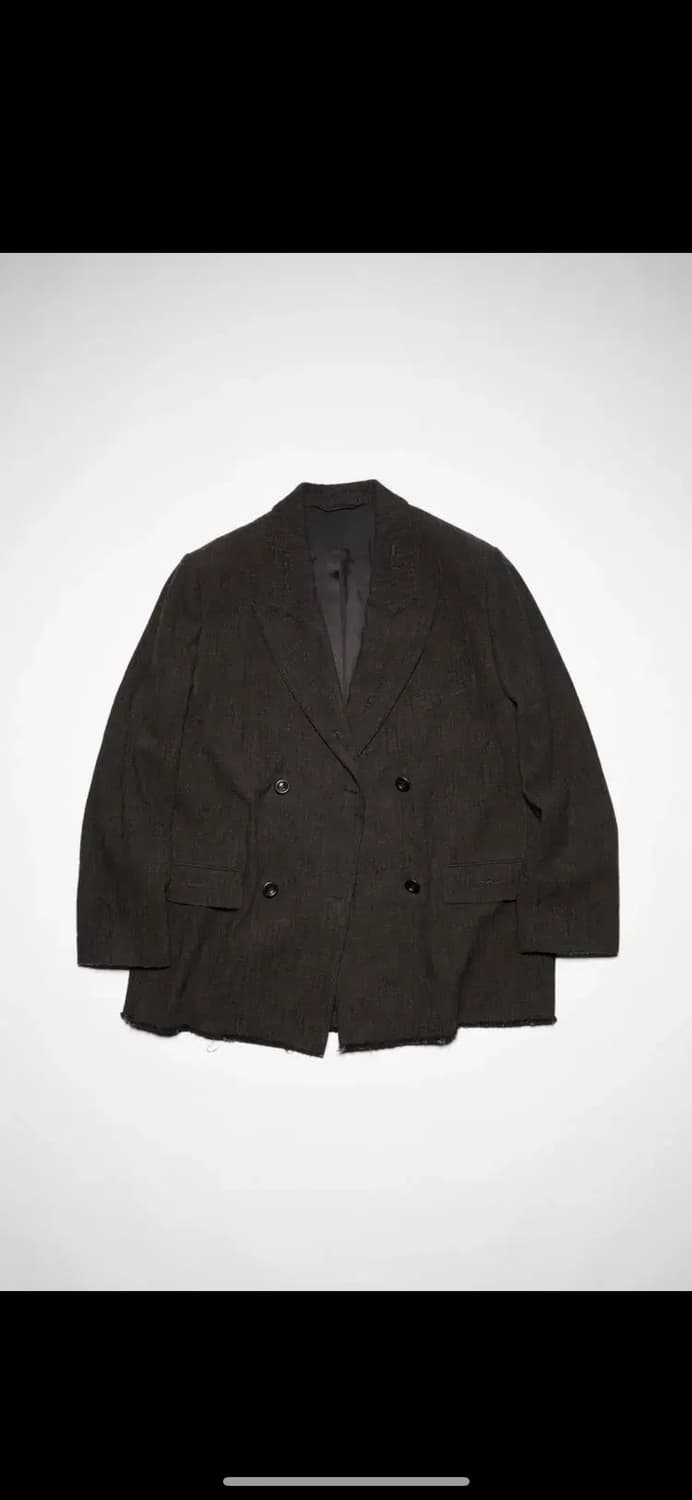 아크네 스튜디오 울 더블 브레스티드 블레이저/ EU 40 상품이미지1