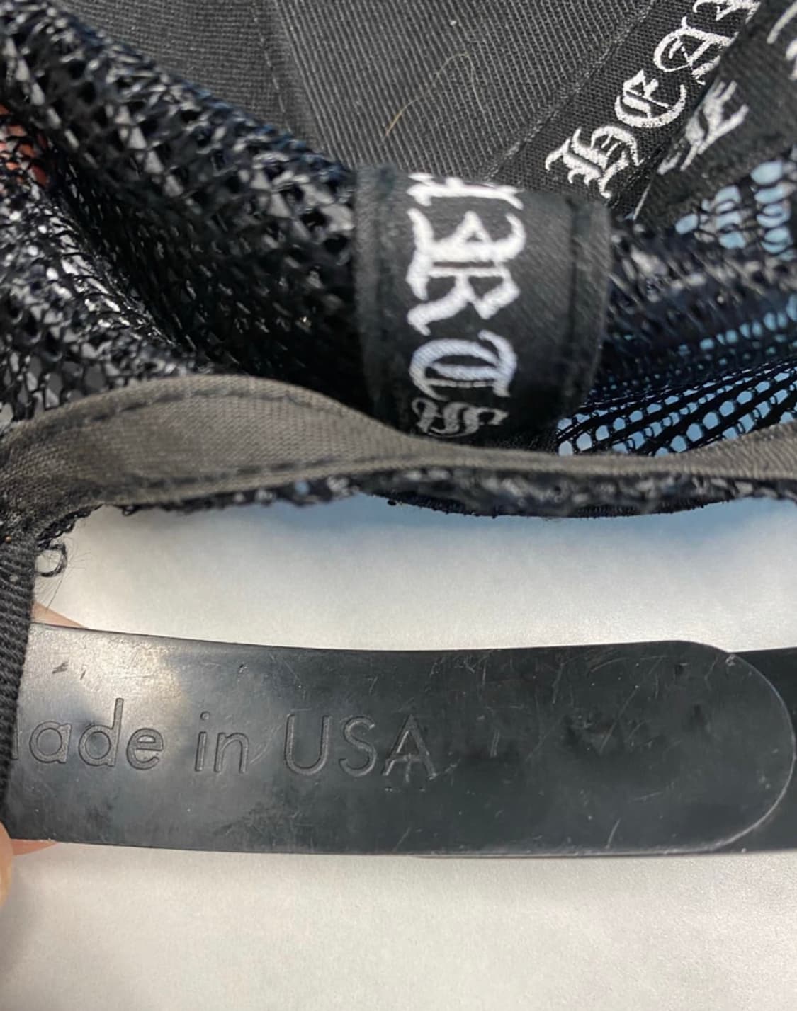 Chrome Hearts 메쉬 트러커 볼캡 블랙 상품이미지3