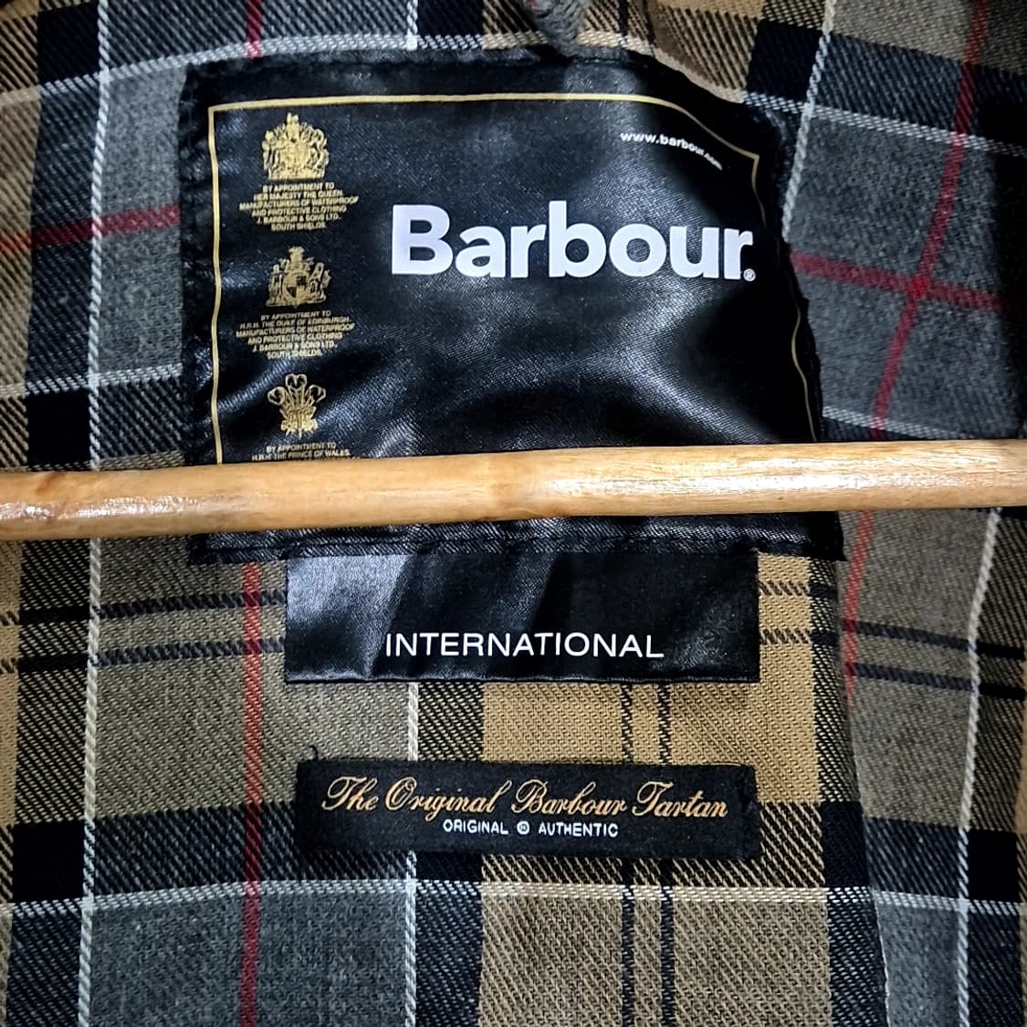 Barbour 바버 인터네셔널 왁시드 자켓 상품이미지6