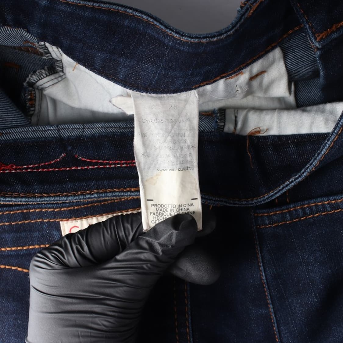 캘빈클라인 진 인디고 블루 숏 데님 스커트 28 상품이미지6