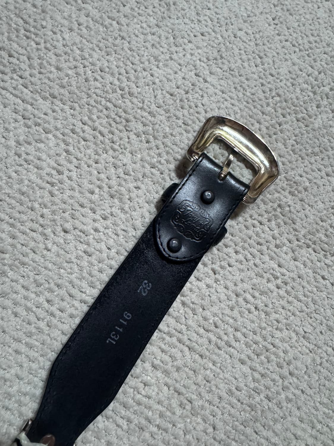 토니라마 웨스턴 카우레더 벨트 32사이즈 상품이미지6