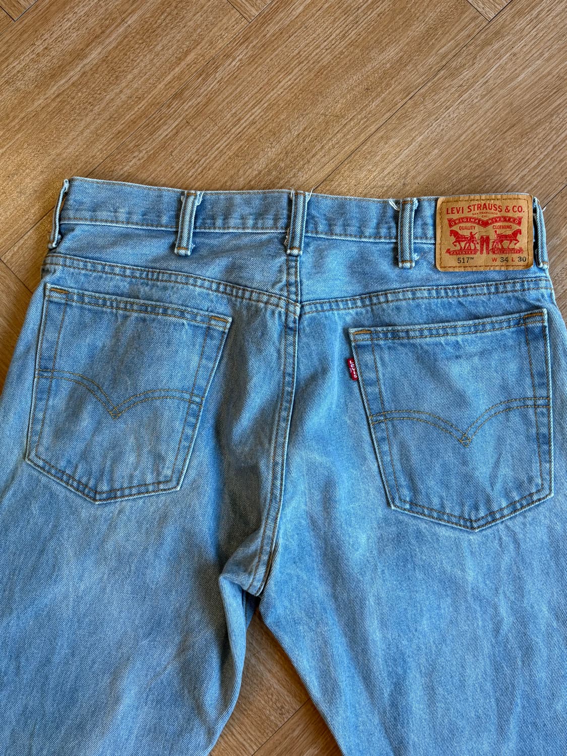 [34] 리바이스 517 부츠컷 데님 연청 상품이미지2