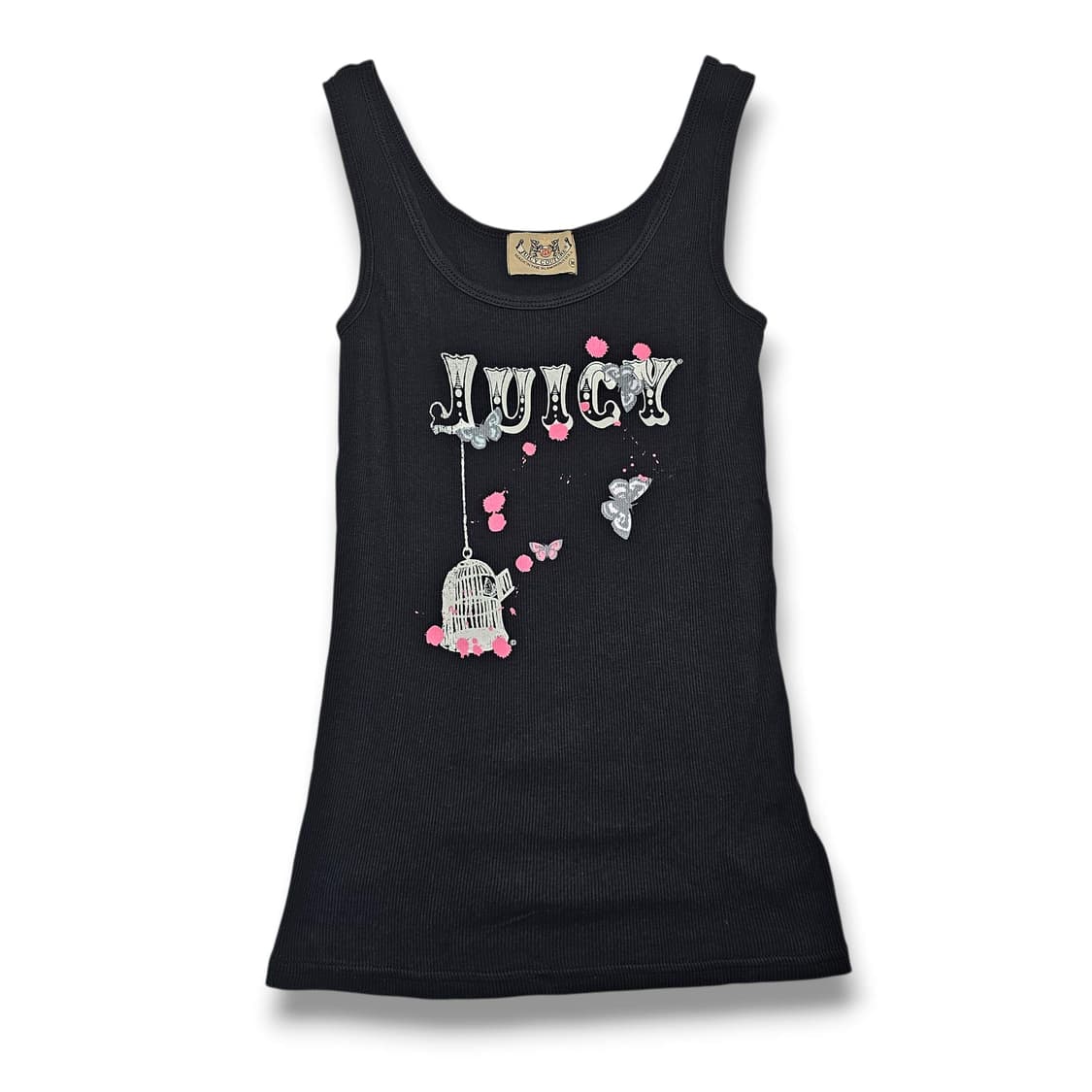 M Juicy Couture 로고 슬리브리스 상품이미지2