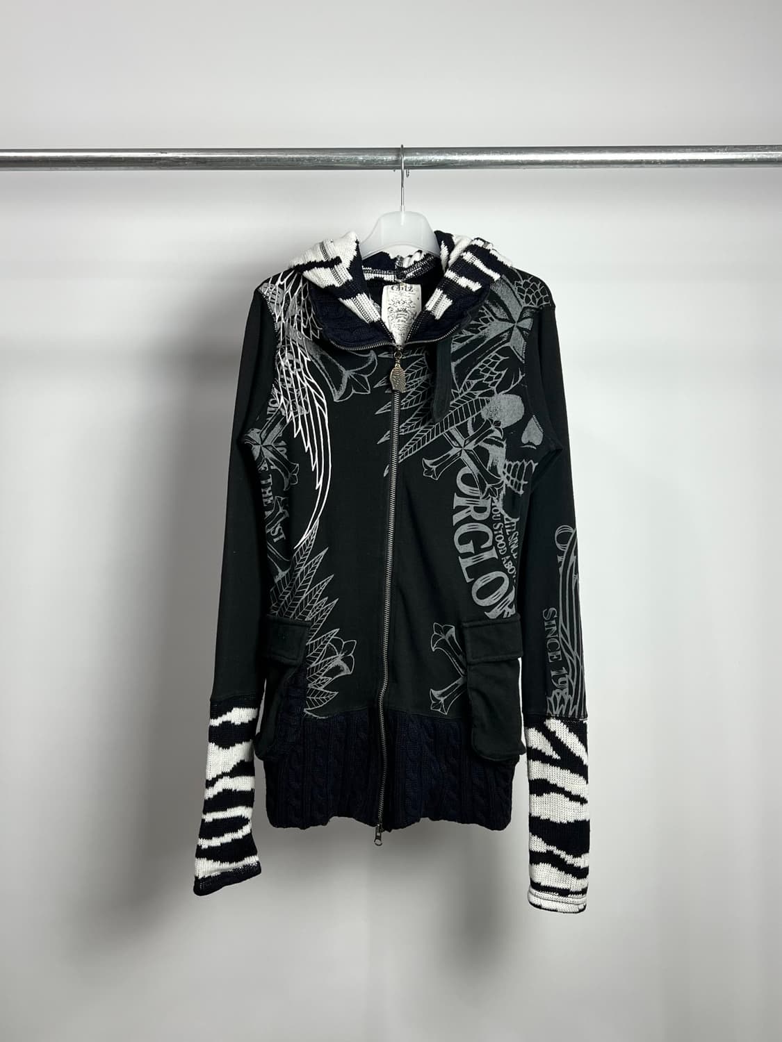 GLITZ 펑키 후드 집업 상품이미지1