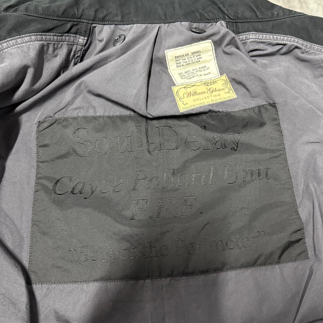 00s 버즈릭슨 윌리엄 깁슨 스페셜 에디션 m65 필드 자켓 상품이미지7