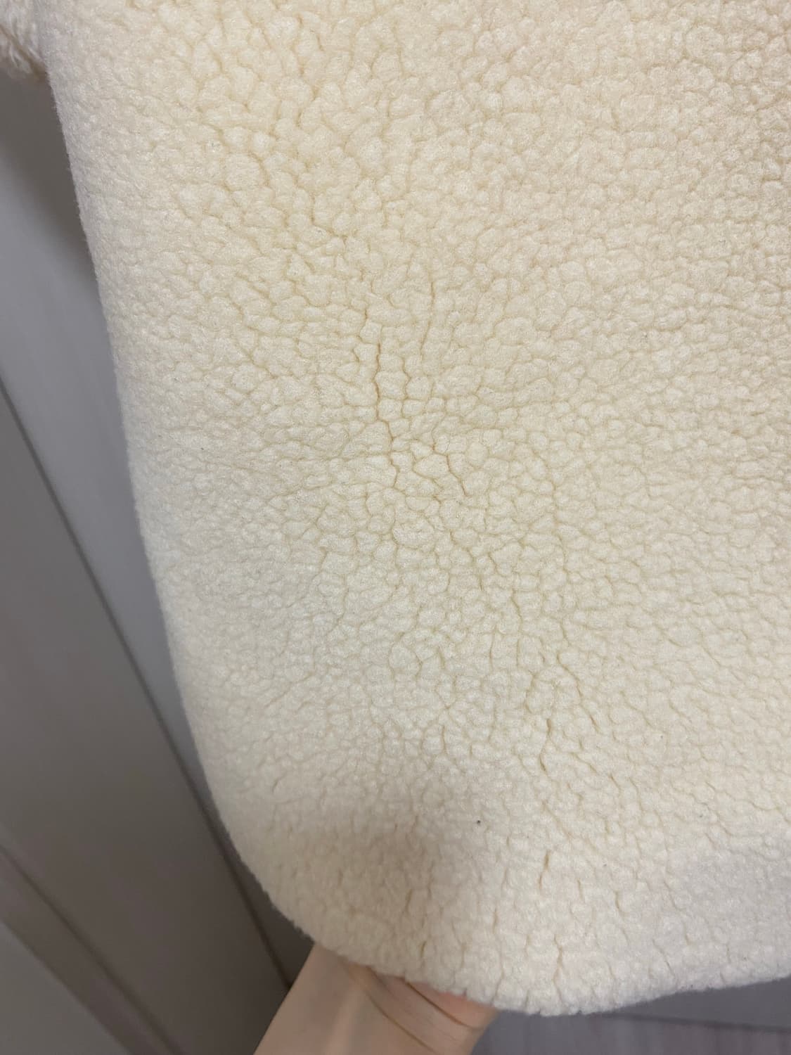 메종키츠네 양털 아이보리 코트 상품이미지7