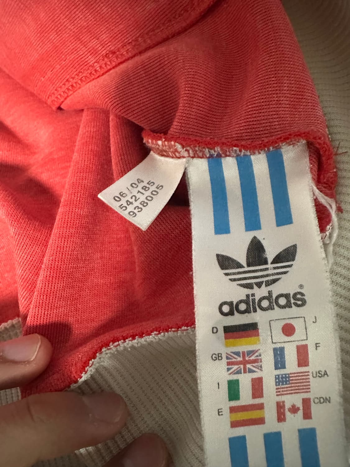 아디다스 신 캐나다 트랙탑 황금사이즈 105 상품이미지3