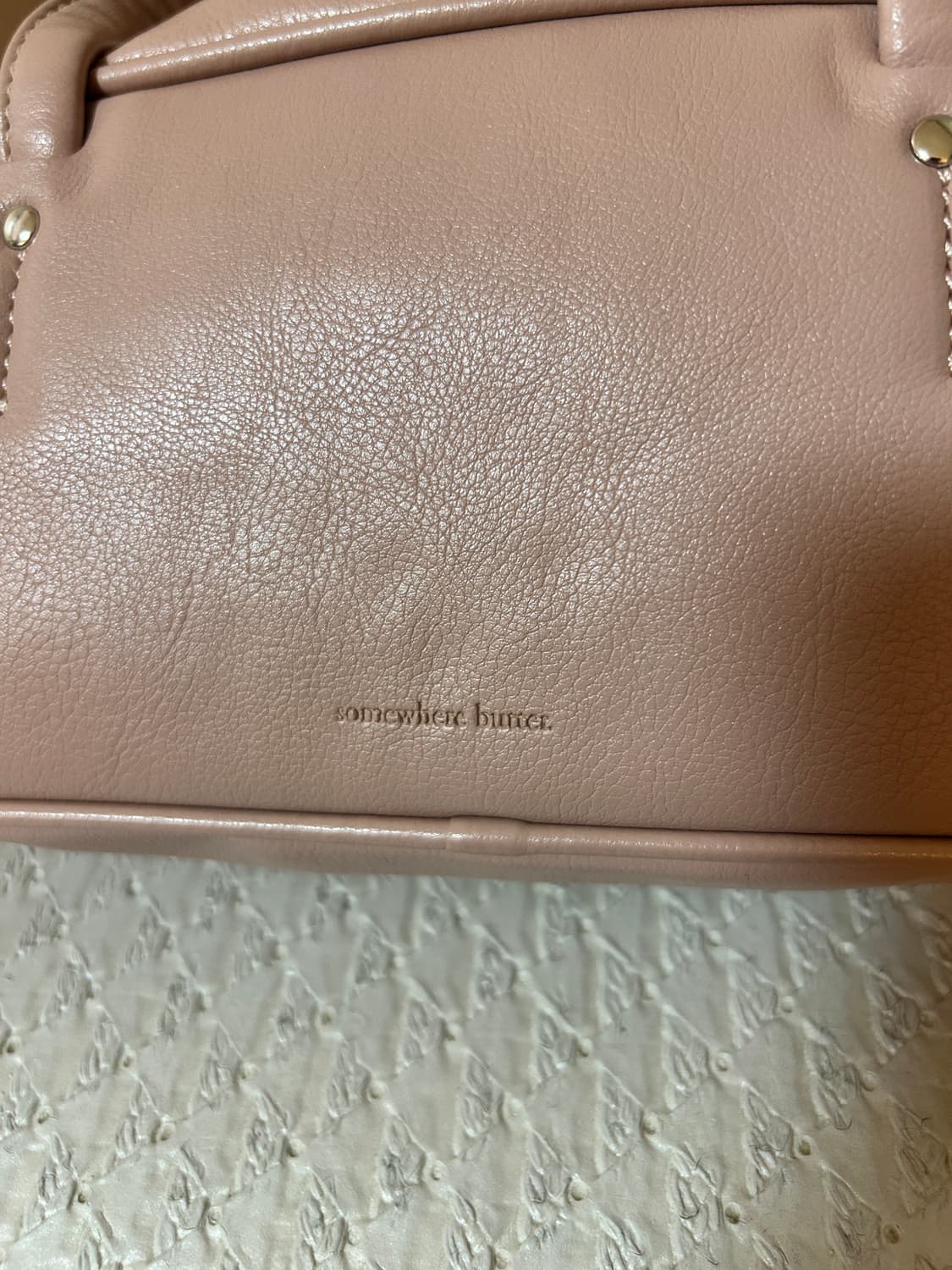 썸웨어버터 demi baguette bag - powder pink 상품이미지4