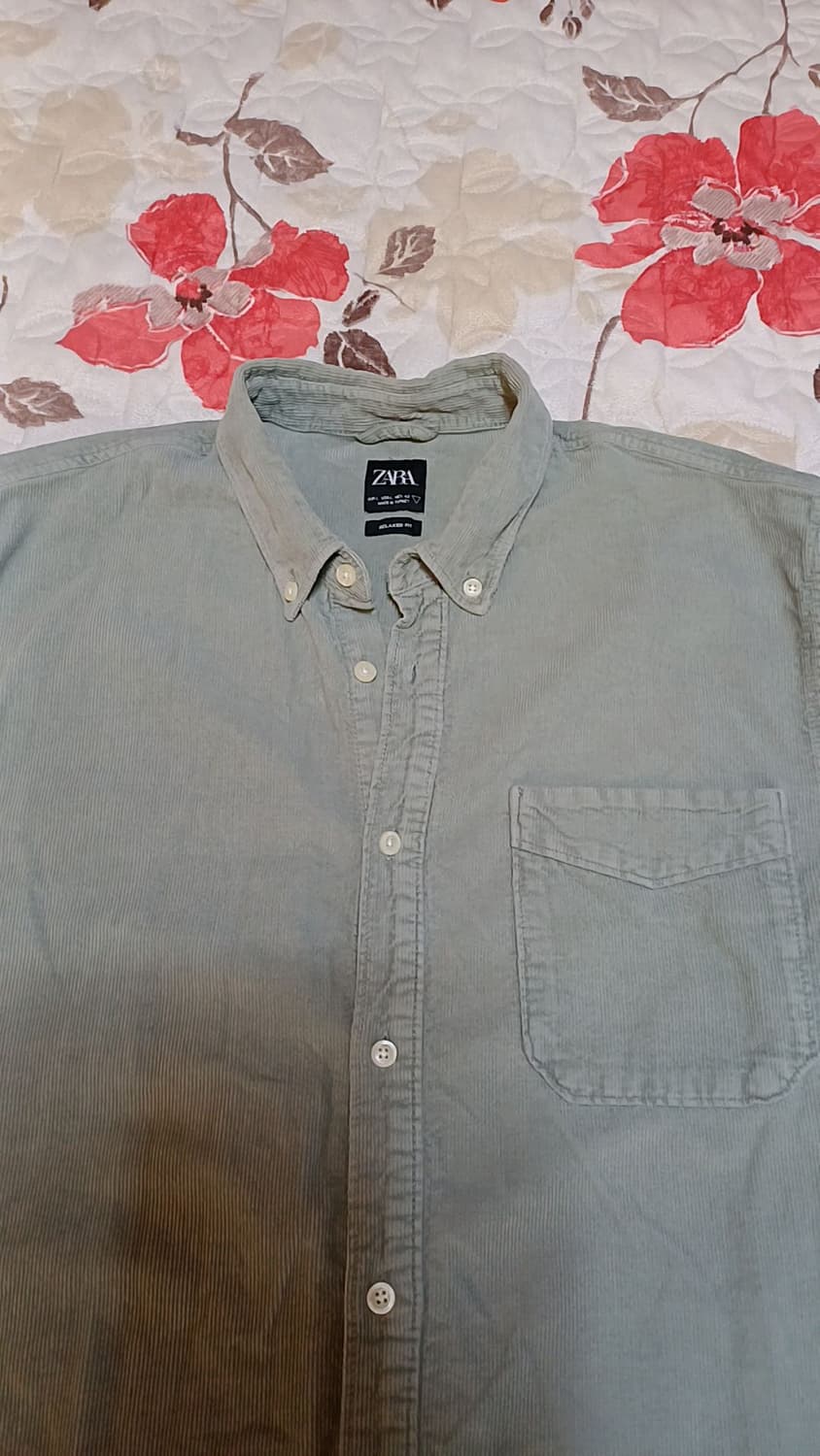 자라 코듀로이남방 L 가슴60 기장81 상품이미지2