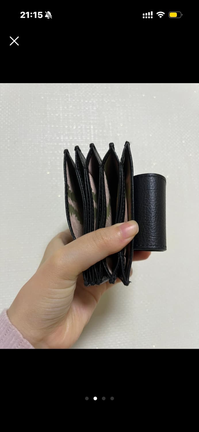 비비안웨스트우드 사피아노 아코디언 카드지갑 블랙 상품이미지2