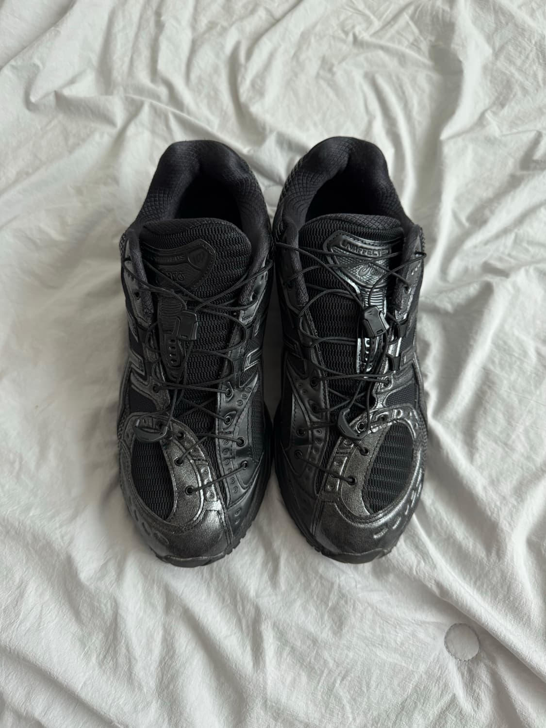 아식스 x 언어펙티드 젤 님버스 10.1 블랙 블랙 280 상품이미지2